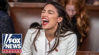 OcasioCortez mocked for accent at Sharpton event [upl. by Ordnazil350]