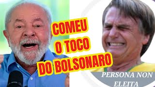 LULA COME O TOCO DE BOLSONARO SEM DÓ  EMBOLADA [upl. by Naeloj]