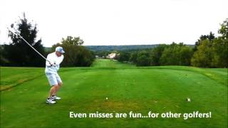 Worlds Longest Driver Contest  Good Neighbor House Golf Outing [upl. by Inobe]