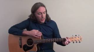 How To Play Harp Harmonics On Acoustic Guitar [upl. by Lionel29]