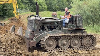 Dozer with Tank Tracks and Rolls Royce Engine [upl. by Htenay]