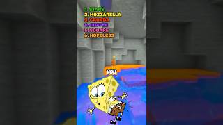 Don’t say the same thing as me Spongebob asks trending viral shorts [upl. by Pearle749]