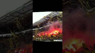 Brøndby vs FCK Sydsiden vs S12  PYRO PARTY [upl. by Nissensohn]