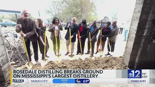 Rosedale Distilling breaks ground on Mississippi’s largest distillery [upl. by Arek]