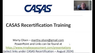 CASAS Recertification [upl. by Esilec]