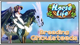 Roblox  Horse Life Halloween Event Breeding 10 Ghoulsteeds amp Experimenting With Combinations [upl. by Cocke]