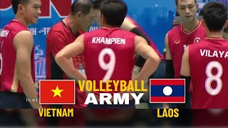 🔴 LAOS vs VIETNAM  ARMY VOLLEYBALL [upl. by Asquith]