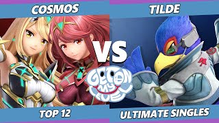 GOML 2022 Top 12  Cosmos Pyra Mythra Vs Tilde Falco SSBU Ultimate Tournament [upl. by Amapuna833]