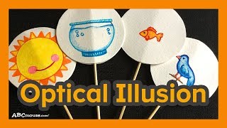 Art Activity for Kids Optical Illusion Thaumatrope by ABCmousecom [upl. by Letsyrk]