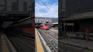 strombazzata dall500ETR500 in partenza da termini frecciarossa trenitalia trainspotting [upl. by Godspeed925]