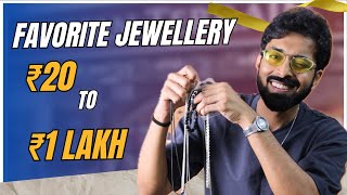 My Most favorite Jewellery from ₹20 to ₹1 lakh with links [upl. by Hickey469]