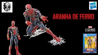 UNBOXING MARVEL LEGENDS IRON SPIDER Aranha de Ferro PTBR [upl. by Naras]