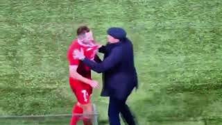 Meanwhile in Serie C  Triestina player got sent off and his coach Pep Clotet shows him how he feels [upl. by Fates]