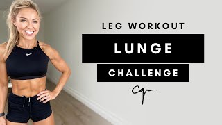 10 Min LEG WORKOUT at Home  Lunges Challenge  No Equipment [upl. by Bokaj]