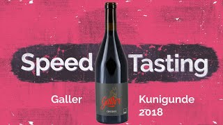 Vier Flaschen Speedtasting Galler Kunigunde 2018 aus PiwiReben [upl. by Suzzy994]