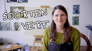 🎨 Olieverf vs acrylverf vs aquarel  Verfsoorten  mijn ervaringen  Robin Rozendal [upl. by Lanae]