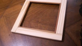 COMO HACER UN MARCO PARA CUADRO  PICTURE FRAME  Juan Carlos Aquila [upl. by Shreeves]