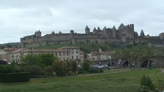 Carcassonne France • The Most Complete Medieval Fortified City in Existence  European Waterways [upl. by Amorita582]