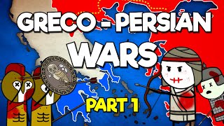 GrecoPersian Wars  History Simplified  Part 1 [upl. by Ahras]