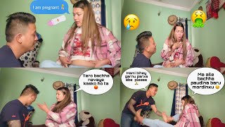 Prank on my boyfriend I am pregnant😳 [upl. by Hcirdla]