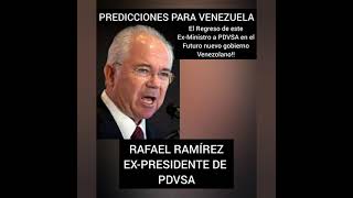 PREDICCIONES PARA VENEZUELA 2021 EL REGRESO DE RAFAEL RAMIREZ EX PRESIDENTE DE PDVSA [upl. by Obed]