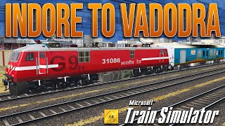 INDORE TO VADODRA HUMSAFAR EXPRESS TRAIN  20916  Indian Train Simulator [upl. by Burley]