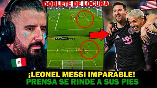 🟢MESSI IMPARABLE quotDOBLETE INFERNALquot USA Se RINDE a SUS PIES quotLe TAPA la BOCA a CRITICOSquot [upl. by Ahsinev905]