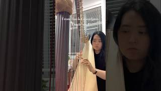 From BachGrandjany Harp Etude no1 ABRSM pedal harp grade 8 bach harp etude abrsmharp [upl. by Stevena]