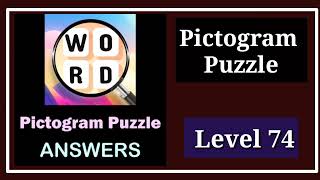 Pictogram Puzzle Level 74 Word Find [upl. by Tyoh]