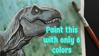 How to paint a Trex with Cheap supplies [upl. by Ellerol]