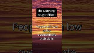 The DunningKruger Effect shorts psychologicalfacts psychologyfacts [upl. by Jobie]