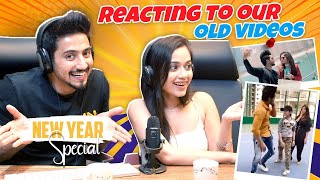 Reacting To Our Old Videos Ft Jannat Zubair  New Year Special  MrFaisu [upl. by Yngad]