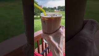 Almond Joy meets Mounds bar icedcoffee 🥥🍫 drink homemade homecafe coffeelover coffeetime [upl. by Ayvid817]