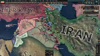 IranIraq war with Cheets command HOI4 [upl. by Eonak]