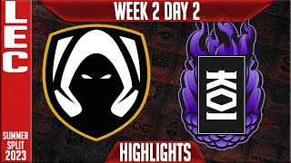 TH vs KOI Highlights  LEC Summer 2023 W2D2  Team Heretics vs KOI [upl. by Haldes564]