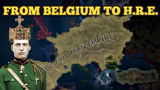 BELGIUM forms the HOLY ROMAN EMPIRE  Hoi4 MP funny moments [upl. by Ahsla]