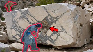 quotCutting Through the Tough Marble Stone in the Mountainsquot [upl. by Akirdnwahs774]