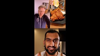 Gordon Ramsay Reacts to My Pakistani Fish amp Chips [upl. by Aroon]