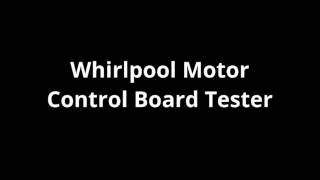 Whirlpool Washer Motor Control Board Tester AtTiny85 [upl. by Buckingham]