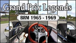 Grand Prix Legends  BRM Cockpit Evolution 1965  1969 [upl. by Moe]