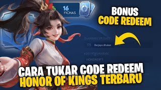 CARA REDEEM CODE HONOR OF KINGS BONUS CODE REDEEM [upl. by Biron]