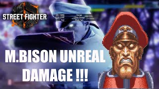 MBisons UNREAL DAMAGE in Street Fighter 6 [upl. by Hapte]