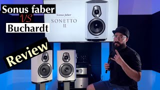 Review of Sonus Faber Sonetto II versus Focal Aria 906 and Buchardt S400 MKII [upl. by Ycak83]