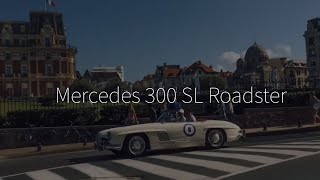 Mercedes 300 SL Roadster in Biarritz [upl. by Ydal437]