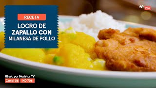 Receta Locro de zapallo con milanesa de pollo  Mejor Cocina [upl. by Drolet322]