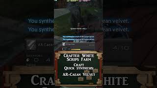 605 Preparation Crafter White Scrips Farm  FFXIV Endwalker Shorts [upl. by Namus]