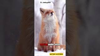 Foxes and Their Incredible Sense of Hearing🦊✨️ fox animals facts wildlife shorts subscribenow [upl. by Denice]