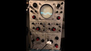 Tektronix 555 RestoreRepair Part6 of 6  Indicator Unit Repair [upl. by Manton]