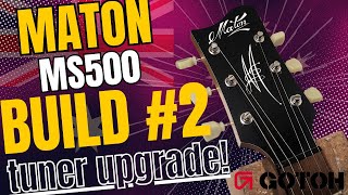 Australian Made Maton MS500 Seymour Duncan Pickup Swap 2 Gotoh Locking Tuner Upgrade [upl. by Onaivatco]