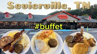 Golden Corral Buffet  Sevierville TN buffet smokies breakfast [upl. by Nnaillek938]